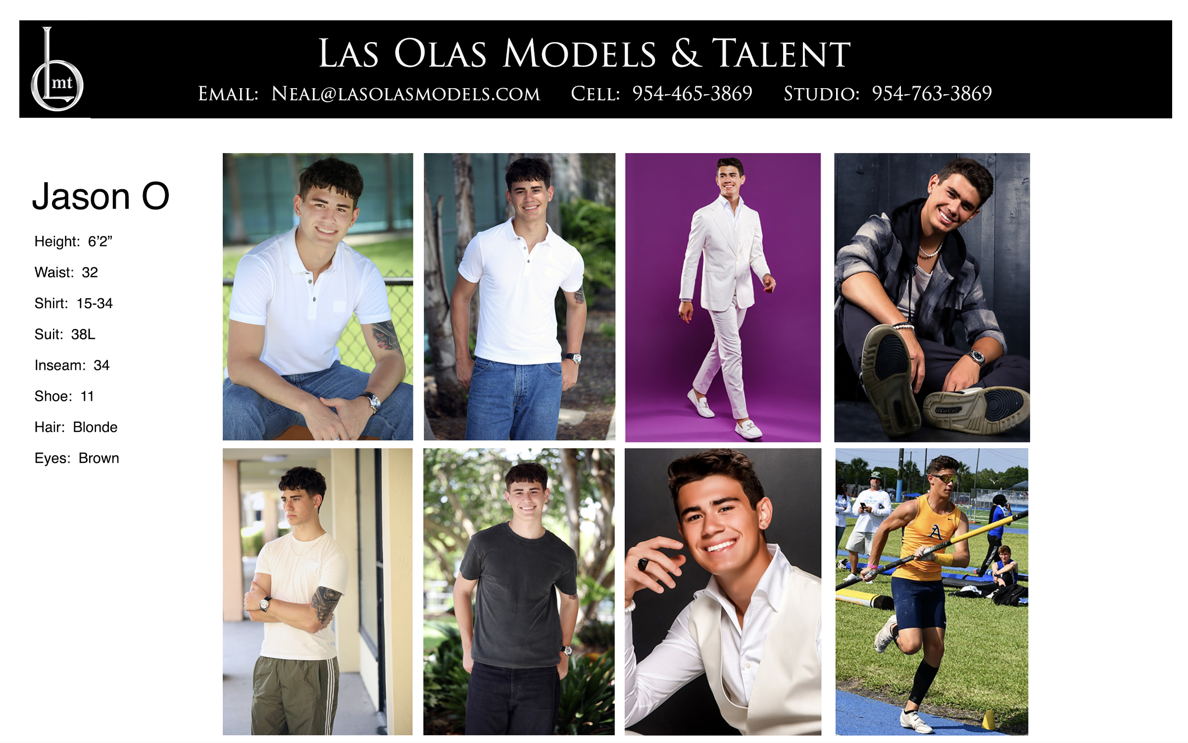 Model Fort Lauderdale Miami South Florida Print Catalog Video Fashion Model Male Model - Las Olas Models Fort Lauderdale Miami - Jason O